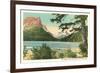 St. Mary Lake, Glacier Park, Montana-null-Framed Premium Giclee Print