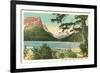 St. Mary Lake, Glacier Park, Montana-null-Framed Premium Giclee Print