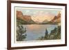St. Mary Lake, Glacier Park, Montana-null-Framed Premium Giclee Print
