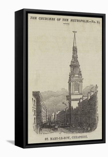 St Mary-Le-Bow, Cheapside-null-Framed Stretched Canvas