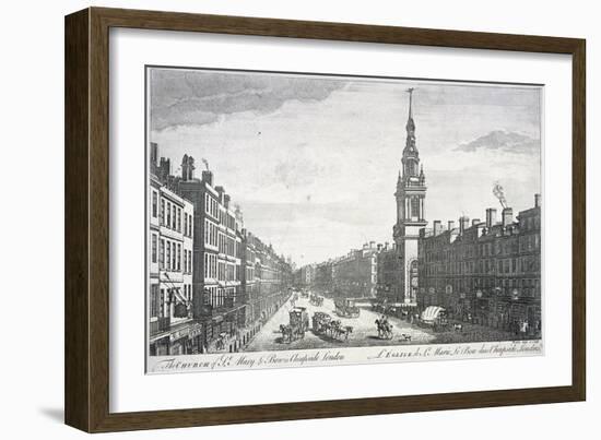 St Mary-Le-Bow, London, 1757-Thomas Bowles-Framed Giclee Print