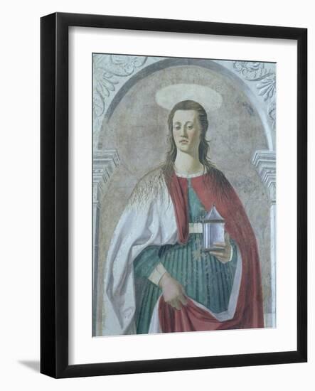 St. Mary Magdalene, 1466 (Detail)-Piero della Francesca-Framed Giclee Print