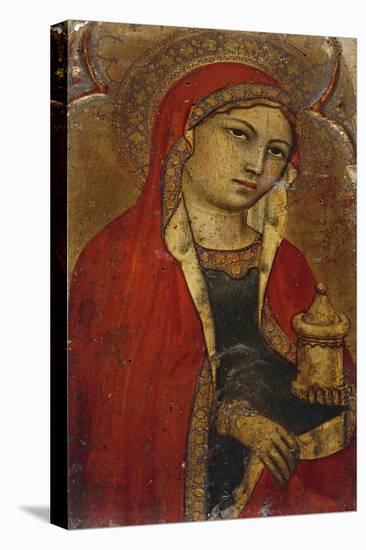 St Mary Magdalene - a Fragment from an Altarpiece-Taddeo di Bartolo-Stretched Canvas