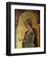 St. Mary Magdalene, Detail from the Santa Lucia Triptych-Carlo Crivelli-Framed Giclee Print