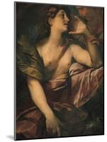 St Mary Magdalene Penitent and an Angel-Giulio Cesare Procaccini-Mounted Giclee Print