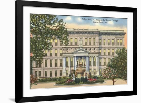 St, Mary of the Woods College, Terre Haute-null-Framed Art Print