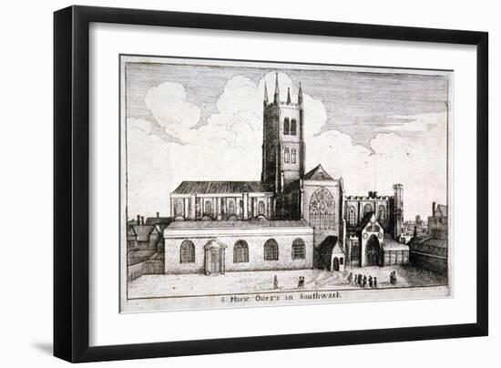 St Mary Overie's Church, Southwark, London, 1647-Wenceslaus Hollar-Framed Giclee Print