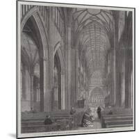 St Mary Redcliff, Bristol, in Process of Restoration under the Direction of Mr G Godwin, Architect-null-Mounted Giclee Print