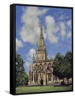 St Mary Redcliff, June-Tom Hughes-Framed Stretched Canvas