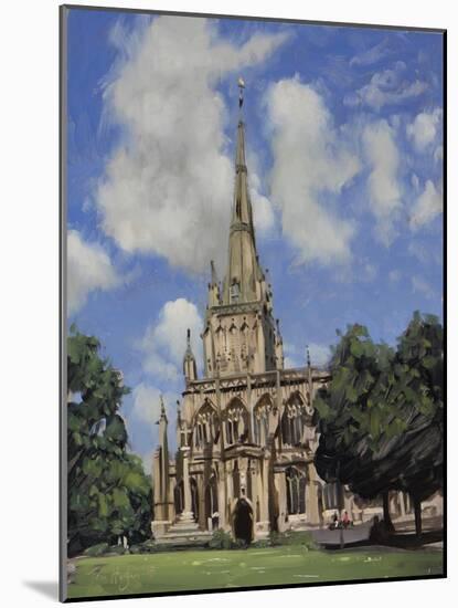 St Mary Redcliff, June-Tom Hughes-Mounted Giclee Print