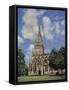 St Mary Redcliff, June-Tom Hughes-Framed Stretched Canvas