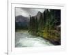 St Mary River on a Stormy Day in Glacier National Park, Montana, USA-Chuck Haney-Framed Photographic Print