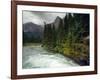 St Mary River on a Stormy Day in Glacier National Park, Montana, USA-Chuck Haney-Framed Photographic Print