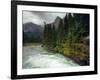 St Mary River on a Stormy Day in Glacier National Park, Montana, USA-Chuck Haney-Framed Photographic Print