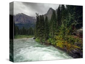 St Mary River on a Stormy Day in Glacier National Park, Montana, USA-Chuck Haney-Stretched Canvas