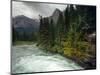 St Mary River on a Stormy Day in Glacier National Park, Montana, USA-Chuck Haney-Mounted Photographic Print