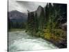 St Mary River on a Stormy Day in Glacier National Park, Montana, USA-Chuck Haney-Stretched Canvas