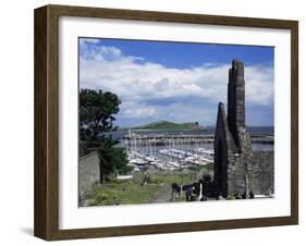 St. Mary's Abbey Ruins and the Harbour, Howth, Co. Dublin, Eire (Republic of Ireland)-Pearl Bucknall-Framed Photographic Print