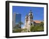 St. Mary's Basilica and Chase Tower, Phoenix, Arizona, United States of America, North America-Richard Cummins-Framed Photographic Print