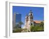 St. Mary's Basilica and Chase Tower, Phoenix, Arizona, United States of America, North America-Richard Cummins-Framed Photographic Print