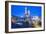 St. Mary's Basilica Illuminated at Twilight, Rynek Glowny (Old Town Square), Krakow, Poland, Europe-Kim Walker-Framed Photographic Print