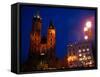 St Mary's Basilica, Rynek Glowny, Krakow, Poland-SerrNovik-Framed Stretched Canvas