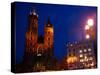 St Mary's Basilica, Rynek Glowny, Krakow, Poland-SerrNovik-Stretched Canvas