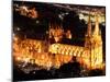 St Mary's Cathedral at Night, Sydney, Australia-David Wall-Mounted Photographic Print