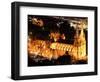 St Mary's Cathedral at Night, Sydney, Australia-David Wall-Framed Photographic Print