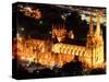 St Mary's Cathedral at Night, Sydney, Australia-David Wall-Stretched Canvas