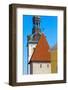 St. Mary's Cathedral spire and Maiden Tower in the old town, Tallinn, Estonia-Keren Su-Framed Photographic Print