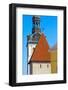 St. Mary's Cathedral spire and Maiden Tower in the old town, Tallinn, Estonia-Keren Su-Framed Photographic Print
