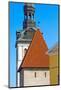 St. Mary's Cathedral spire and Maiden Tower in the old town, Tallinn, Estonia-Keren Su-Mounted Photographic Print