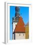 St. Mary's Cathedral spire and Maiden Tower in the old town, Tallinn, Estonia-Keren Su-Framed Photographic Print