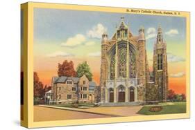 St. Mary's Catholic Church, Hudson-null-Stretched Canvas