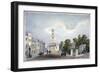 St Mary's Church and Croom's Hill, Greenwich, London, C1825-null-Framed Giclee Print