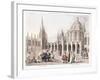 St. Mary's Church and Radclivian Library, 1809-1811-Thomas Rowlandson-Framed Giclee Print