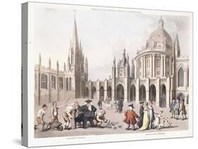 St. Mary's Church and Radclivian Library, 1809-1811-Thomas Rowlandson-Stretched Canvas