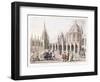 St. Mary's Church and Radclivian Library, 1809-1811-Thomas Rowlandson-Framed Giclee Print