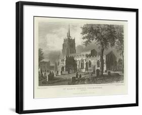 St Mary's Church, Chelmsford, Essex-William Henry Bartlett-Framed Giclee Print