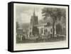 St Mary's Church, Chelmsford, Essex-William Henry Bartlett-Framed Stretched Canvas