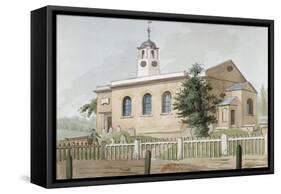 St Mary's Church, Hanwell, Middlesex, C1800-null-Framed Stretched Canvas