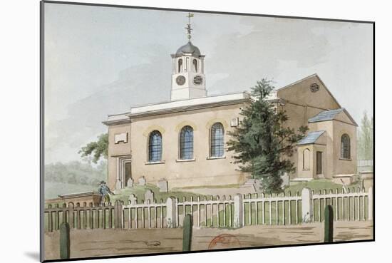 St Mary's Church, Hanwell, Middlesex, C1800-null-Mounted Giclee Print