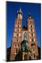 St Mary's Church in the Krakow's-pkruger-Mounted Photographic Print