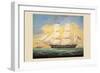 St. Mary's Entering the Harbour of Mobile-Evans-Framed Art Print