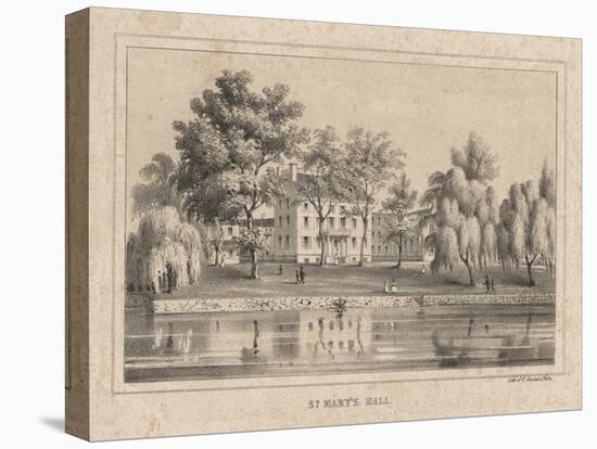 St. Mary's Hall, 1850-Thomas S. Sinclair-Stretched Canvas