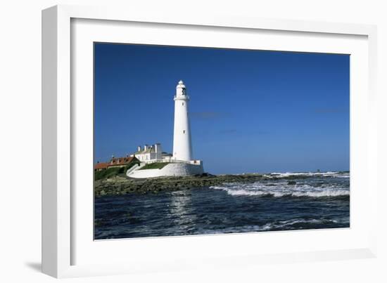 St. Mary's Island, Whitley Bay, Tyne and Wear, England, United Kingdom-James Emmerson-Framed Photographic Print