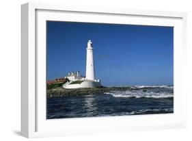 St. Mary's Island, Whitley Bay, Tyne and Wear, England, United Kingdom-James Emmerson-Framed Photographic Print