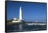 St. Mary's Island, Whitley Bay, Tyne and Wear, England, United Kingdom-James Emmerson-Framed Stretched Canvas