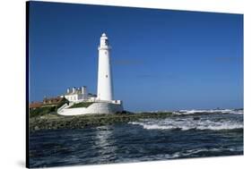 St. Mary's Island, Whitley Bay, Tyne and Wear, England, United Kingdom-James Emmerson-Stretched Canvas